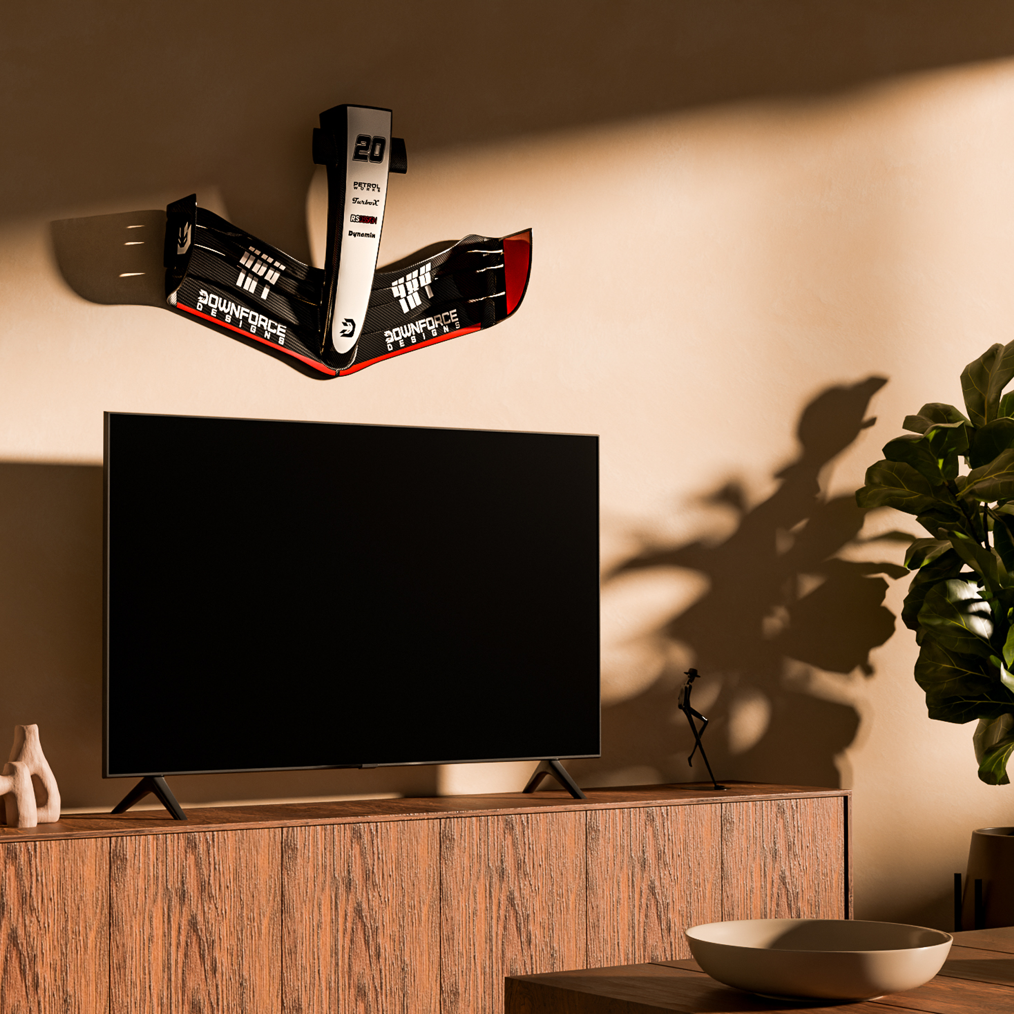 Front Wing Wall Art - Carbon